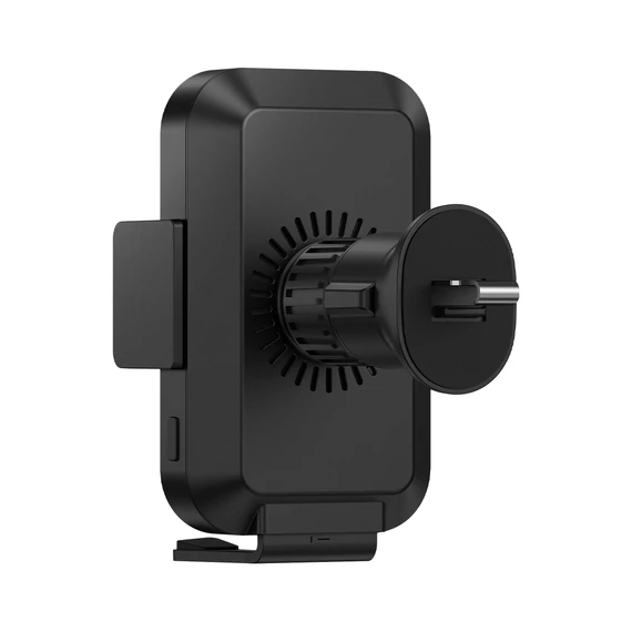 Baseus Halo Electric szellőzőrácsra rögzíthető vezeték nélküli autós telefon gyorstöltő fekete (SUDD000001)