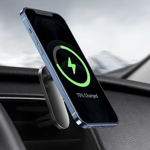 Baseus Big Energy vezeték nélküli töltős autós telefontartó fekete (WXJN-01)