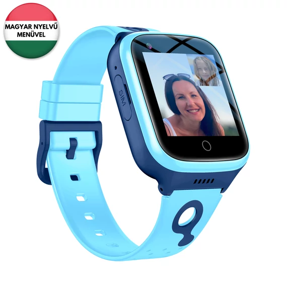 CARNEO GuardKid+ 4G Platinum gyerek okosóra kék
