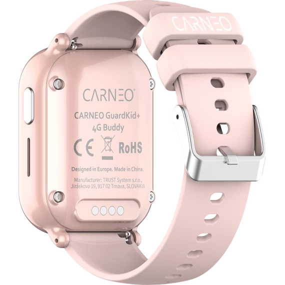 CARNEO GuardKid+ 4G Buddy gyerek okosóra rózsaszín