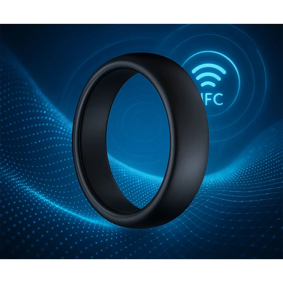 CARNEO Pay Ring Brushed fizetési gyűrű, 11-es méret (8588010359247)