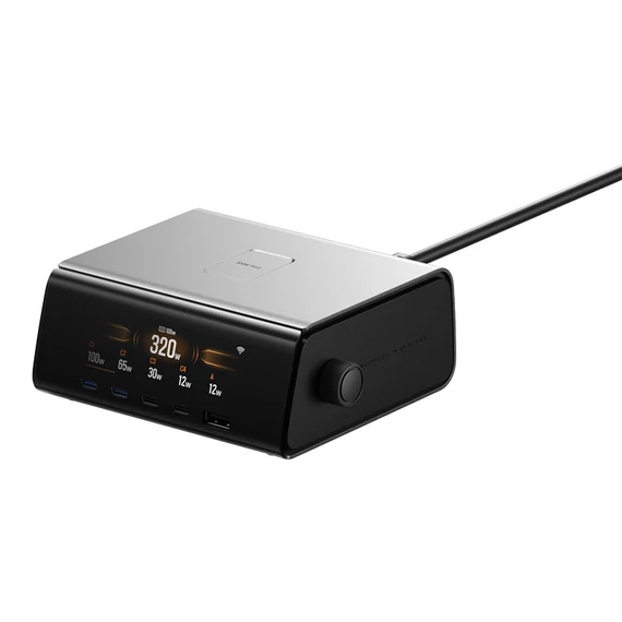 EcoFlow RAPID Pro 320W asztali töltőállomás 4xUSB-C 1xUSB-A GaN (EF-STATION320W-EU)