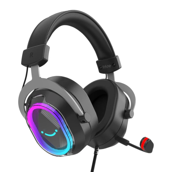 Fifine H13 gaming fejhallgató fekete