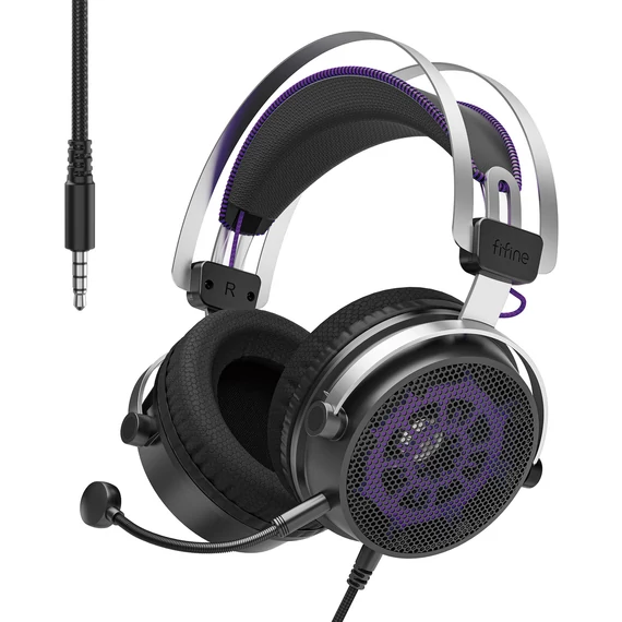 Fifine H18 gaming fejhallgató fekete