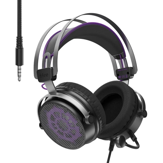 Fifine H18 gaming fejhallgató fekete