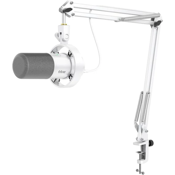 Fifine K688W dinamikus mikrofon fehér