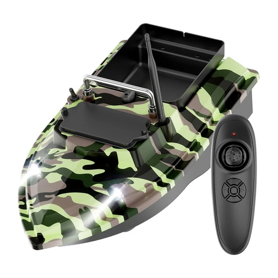 Flytec V050 12000mah csali csónak etetőhajó terepszínű (V050-Camo Green 1200)