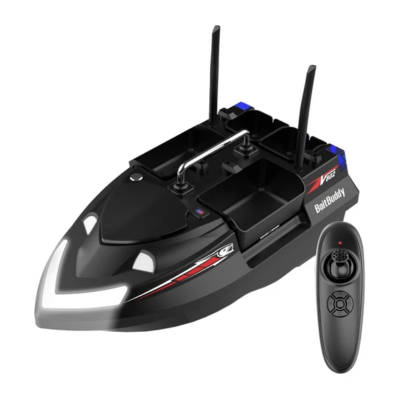 Flytec V802 12000mah csali csónak etetőhajó fekete (V802 black 12000)