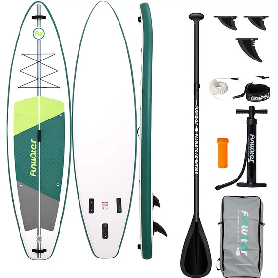 FunWater SUP szörfdeszka 3.35m zöld-fehér (SUPFW69A)