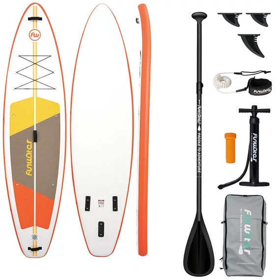 FunWater SUP szörfdeszka 3.35m narancs-fehér (SUPFW69B)
