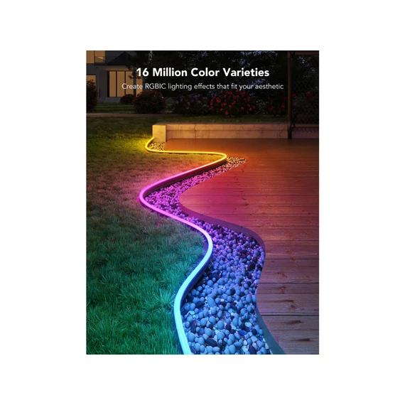 Govee RGBIC kültéri Neon LED szalag 10m (H61A83D1)
