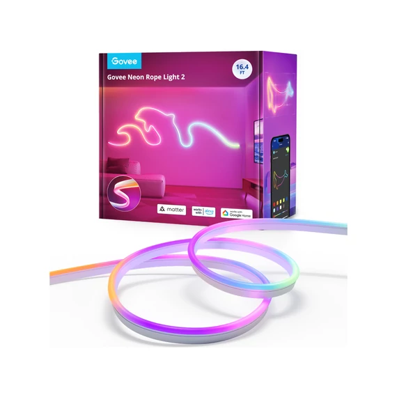 Govee Neon Lights 2 LED szalag 5m (H61D5301)