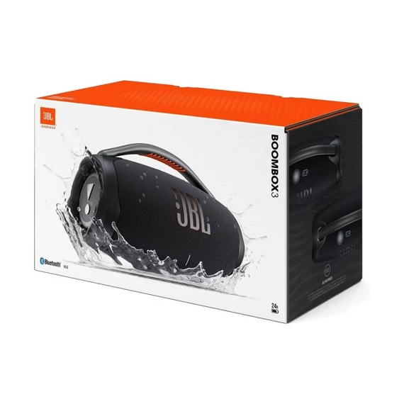 JBL Boombox 3 hordozható Bluetooth Party hangszóró fekete (JBL-BOOMB3-BLK)