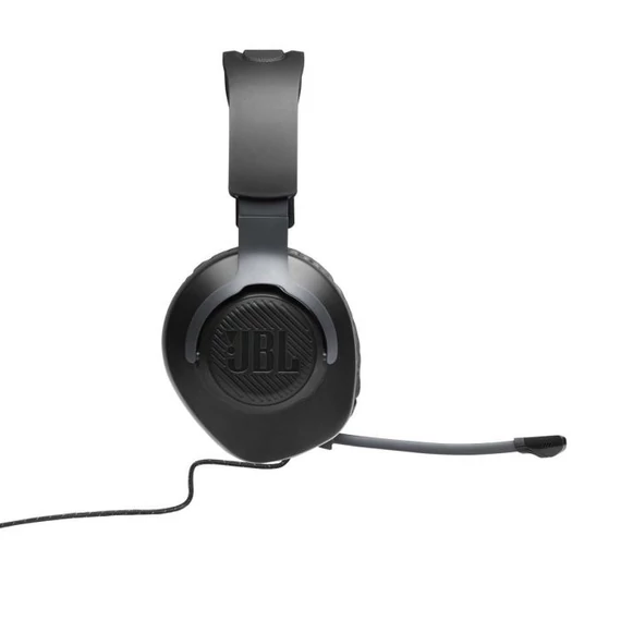 JBL Quantum 100 vezetékes mikrofonos gaming fejhallgató (JBLQTM100BLK)