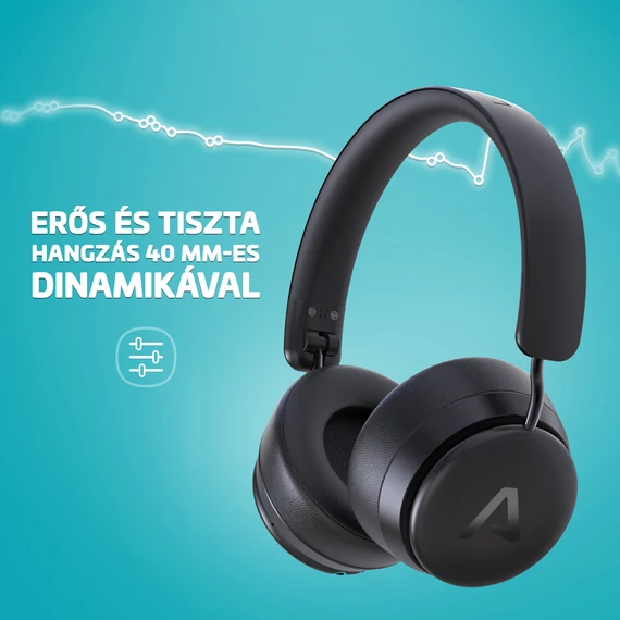LAMAX Blaze3 Bluetooth fejhallgató fekete (8596687000201)
