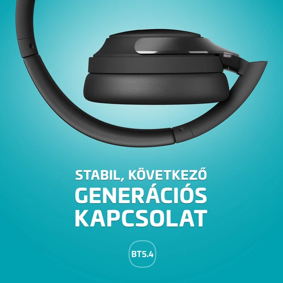 LAMAX MuseComfort1 ANC Bluetooth fejhallgató fekete (8596687000805)