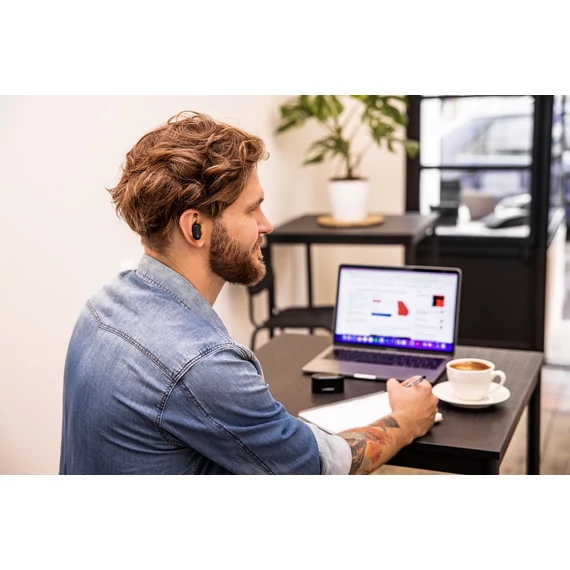 LAMAX Duals1 Bluetooth fülhallgató fekete (LMXDU1)