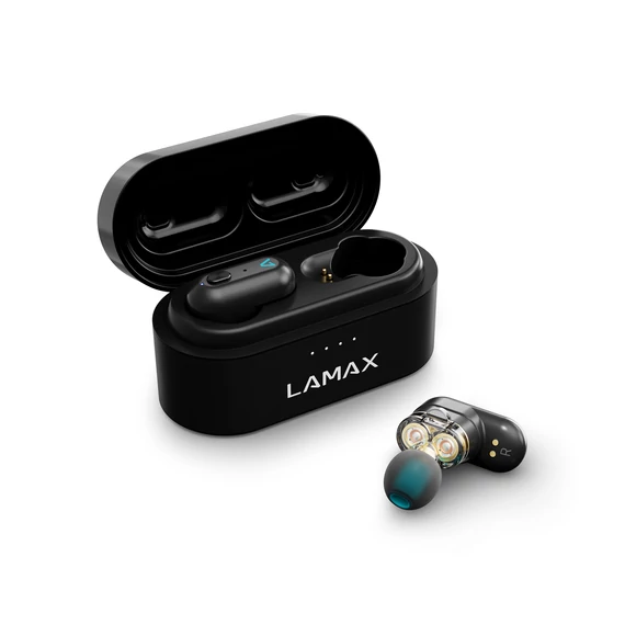 LAMAX Duals1 Bluetooth fülhallgató fekete (LMXDU1)
