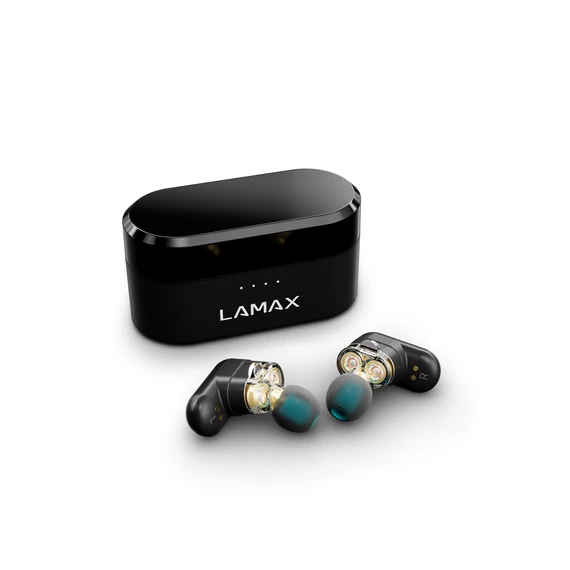 LAMAX Duals1 Bluetooth fülhallgató fekete (LMXDU1)