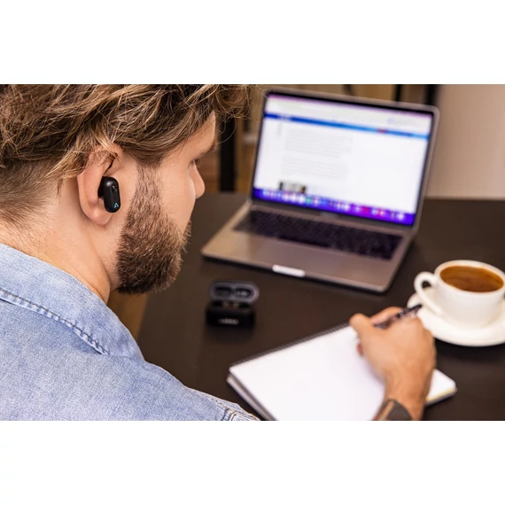 LAMAX Duals1 Bluetooth fülhallgató fekete (LMXDU1)