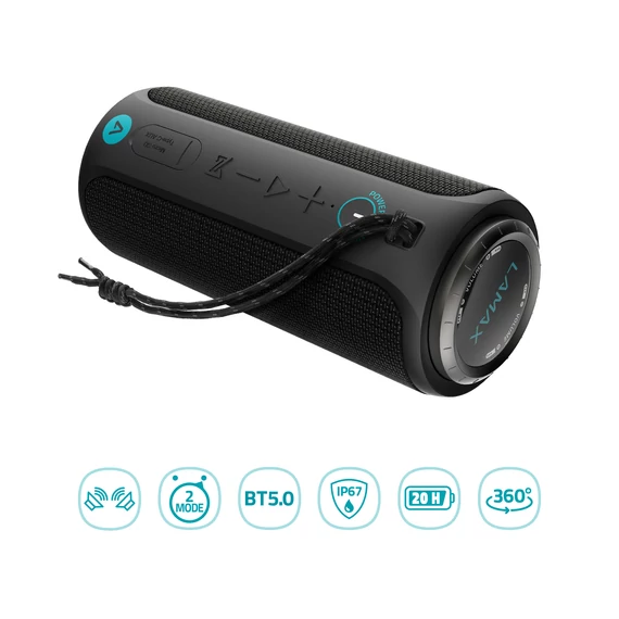 LAMAX Sounder2 Max Bluetooth hangszóró fekete (LMXSO2MAX)