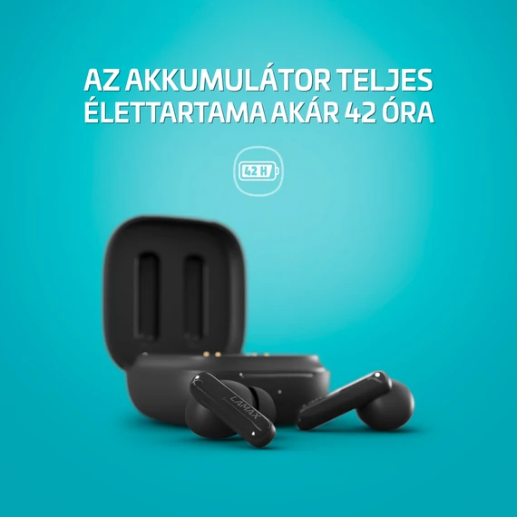 LAMAX Clips1 Plus Black Bluetooth fülhallgató fekete (LXIHMCPS1PSBA)