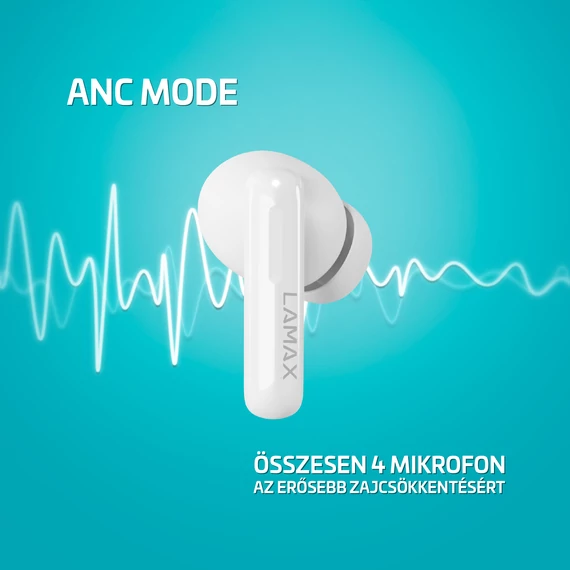 LAMAX Clips1 Plus White Bluetooth fülhallgató fehér (LXIHMCPS1PSWA)