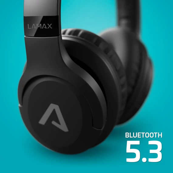 LAMAX Base2 Bluetooth fejhallgató fekete (LXOHMBASE2NBA)