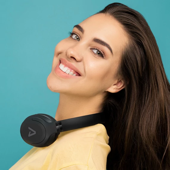 LAMAX Base2 Bluetooth fejhallgató fekete (LXOHMBASE2NBA)