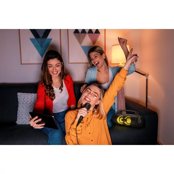 LAMAX PartyGo1 Play Bluetooth hangszóró fekete (LXPSMPGO1PLBA)