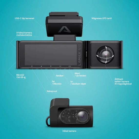 LAMAX N10 GPS 3in1/3