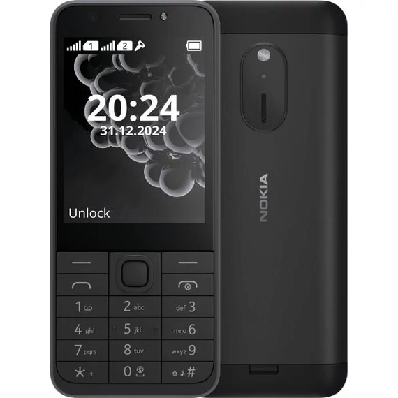 NOKIA 230 TA-1609 Dual-Sim kártyafüggetlen mobiltelefon fekete (286952889)