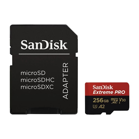 SanDisk microSD Extreme Pro memóriakártya - 256GB