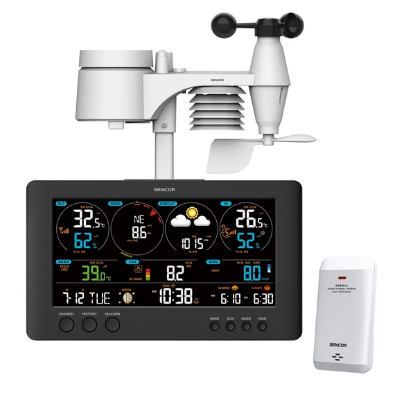 SENCOR SWS 12500 WiFi Meteorológiai állomás
