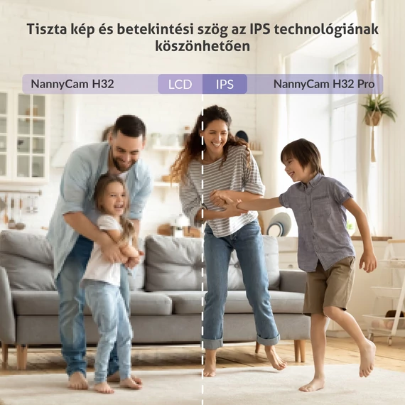 TrueLife NannyCam H32 Pro Kamerás bébiőr (TLVMMNCH32PWB)