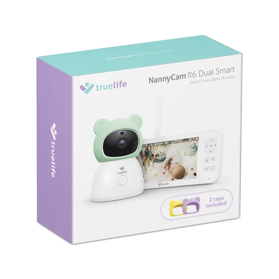 TrueLife NannyCam R6 Dual Smart kamerás bébiőr (TLVMMNCR6DSWA)