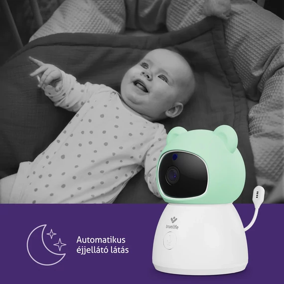 TrueLife NannyCam R6 Dual Smart kamerás bébiőr (TLVMMNCR6DSWA)