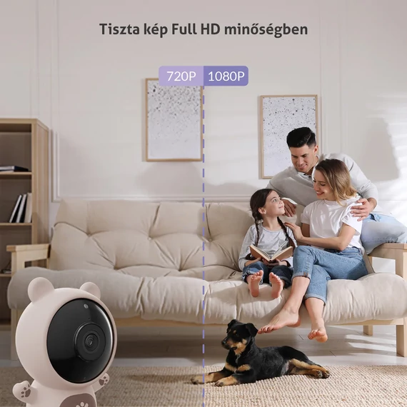 TrueLife NannyCam S3 Smart kamerás bébiőr (TLVMMNCS3SNWA)
