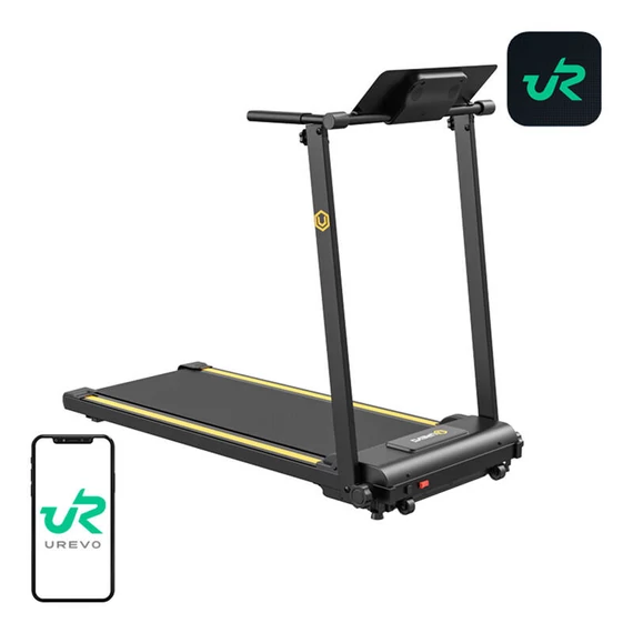 UREVO Foldi Mini elektromos futópad fekete-narancs (URTM006)