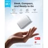 Anker Nano PowerBank 10000mAh, 45W, USB-C kábellel fehér (A1638H21)