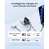 Anker hálózati töltő kijelzővel 2xUSB-C USB-A 100W sötétszürke (B121BGZ1)