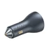 Baseus Golden Contactor Pro GaN autós gyorstöltő 65W USB-A + 2×USB-C szürke (C00035202841-00)