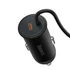 Baseus CW01 vezeték nélküli autós töltő 15W + Type-C 25W fekete (C40141000111-00)