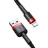 Baseus Cafule USB Type-A – iPhone Lightning 1.5A töltőkábel 2m fekete-piros (CALKLF-C19)