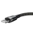 Baseus Cafule USB Type-A – iPhone Lightning 1.5A töltőkábel 2m fekete-szürke (CALKLF-CG1)