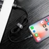 Baseus Cafule USB Type-A – iPhone Lightning 1.5A töltőkábel 2m fekete-szürke (CALKLF-CG1)