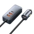 Baseus Share Together PPS autós gyorstöltős hosszabbítóval 120W 3xUSB-A 1xUSB-C szürke (CCBT-B0G)