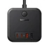 Baseus PowerCombo Cube töltőállomás 30W 3×CEE 7/3 2×USB-A 2×USB-C fekete (E00066400117-00)