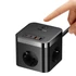 Baseus PowerCombo Cube töltőállomás 30W 3×CEE 7/3 2×USB-A 2×USB-C fekete (E00066400117-00)