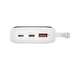 Baseus Qpow Pro+ gyorstöltő powerbank 10000 mAh 22.5W beépített USB-C kábel fehér (P10067101213-00)